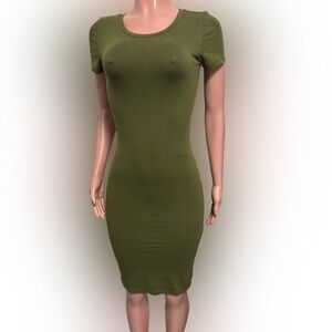 Olive Green Women's Dress